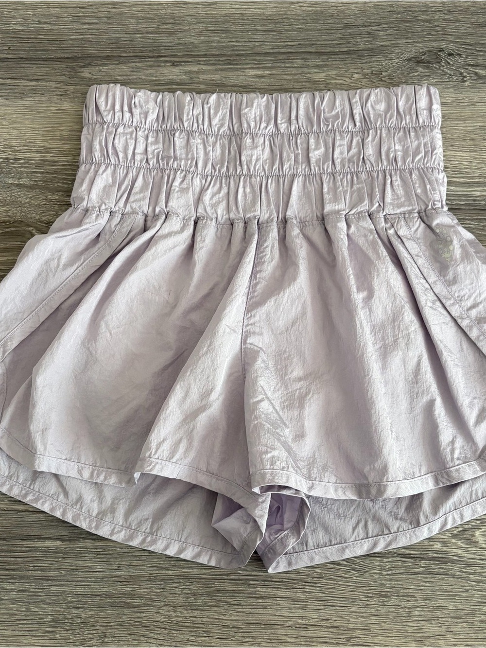 FP Movement by Free People Lavender High-Waist Layered Athletic Shorts Size XS